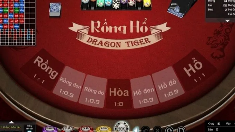 Experience playing unbeaten Dragon tiger